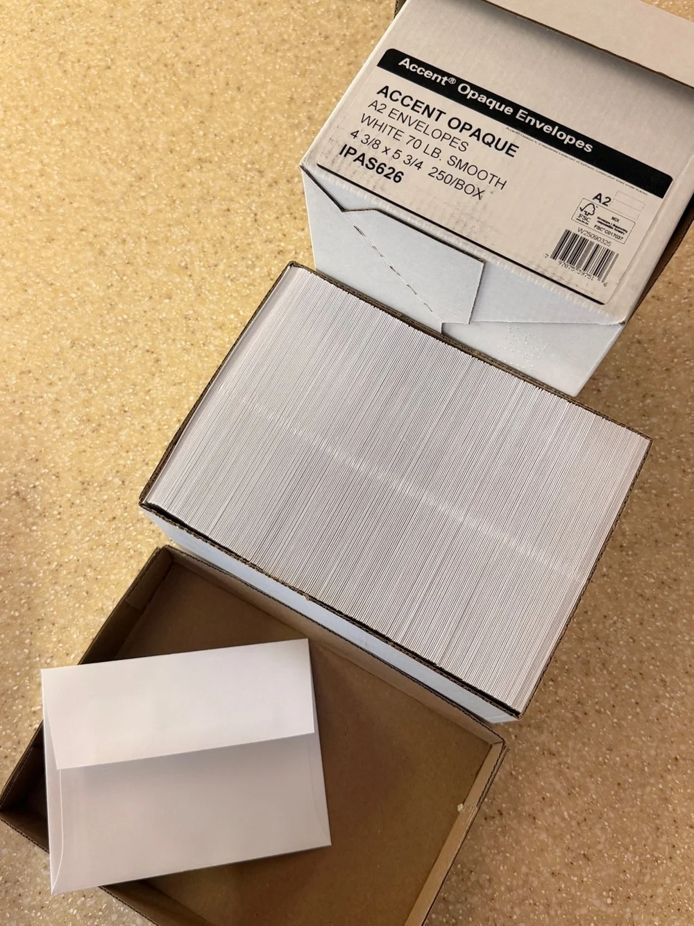 White Postcard Envelopes - 500 count